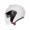 IRIDES MONO MATERIA WHITE - MOTORBIKE OPEN FACE HELMET E2206