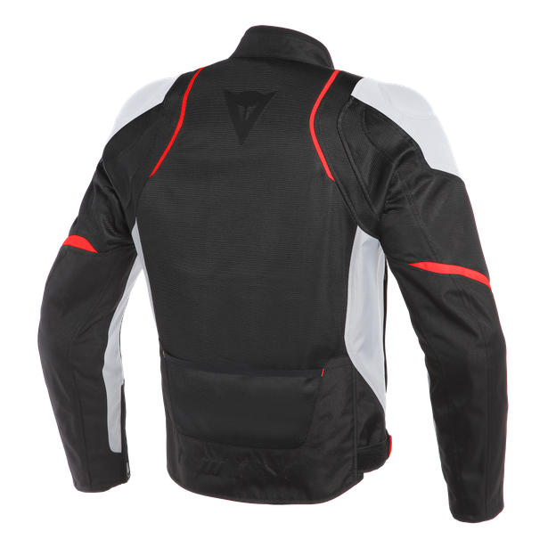AIR MASTER TEX JACKET BLACK/GLACIER-GRAY/FLUO-RED- Textil