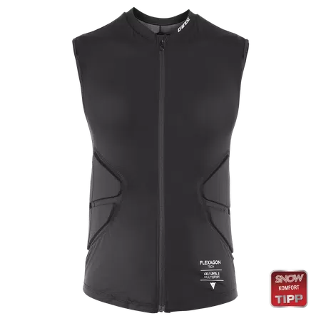 WOMEN'S FLEXAGON BESCHERMEND SKI-VEST - STRETCH-LIMO/STRETCH-LIMO - 1
