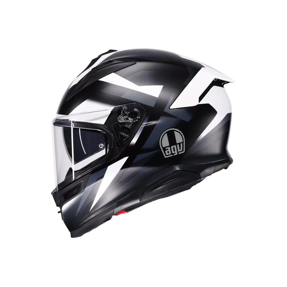 K7 MPLK GLIMPSE MATT BLACK/WHITE - MOTORRAD INTEGRAL-HELM E2206 -  - 4