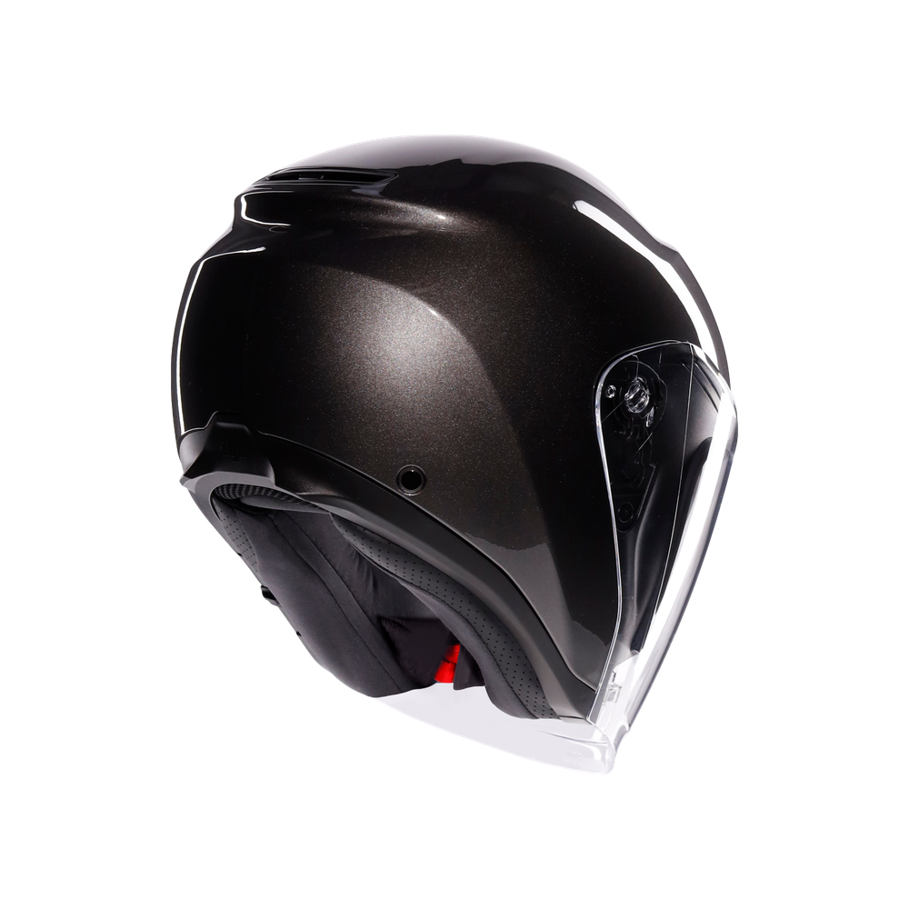 irides-mono-asfalto-grey-motorbike-open-face-helmet-e2206 image number 5