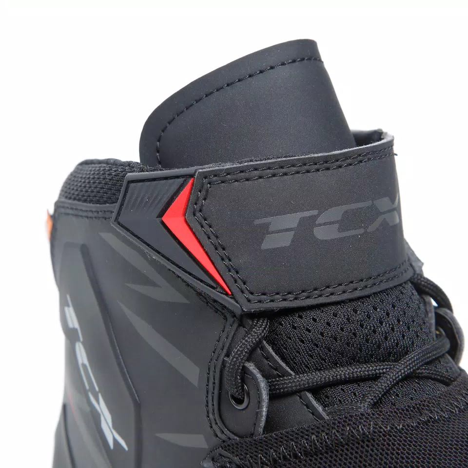 R04D AIR CHAUSSURES MOTO POUR L'ÉTÉ HOMME - NOIR/ROUGE -  - 7