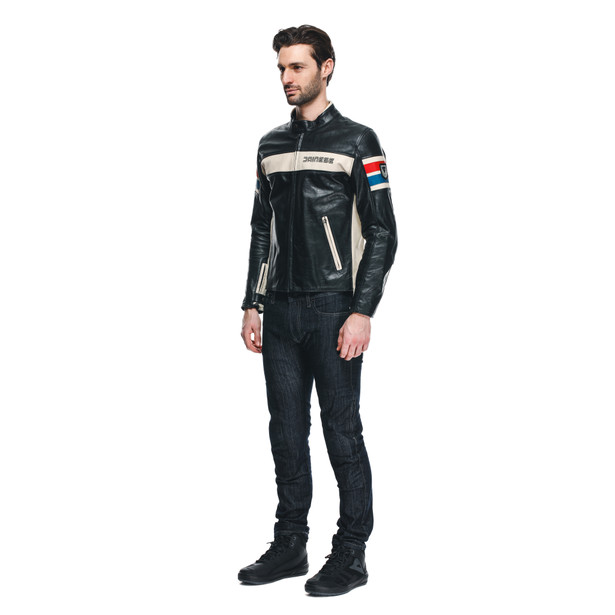 hf-d1-giacca-moto-in-pelle-uomo-black-red-blue image number 3