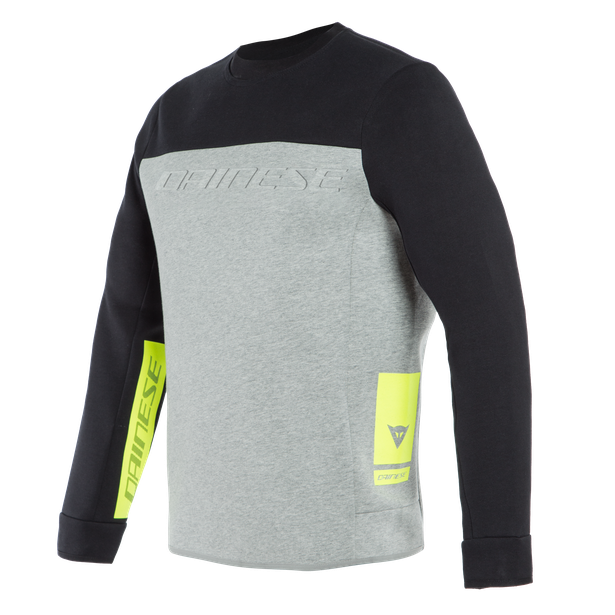 DAINESE CONTRAST SWEATSHIRT MELANGE/BLACK- Casual Wear