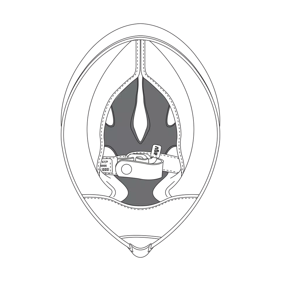 AGV CROWN PAD CORSA/GT VELOCE (XS) - BLACK -  - 1