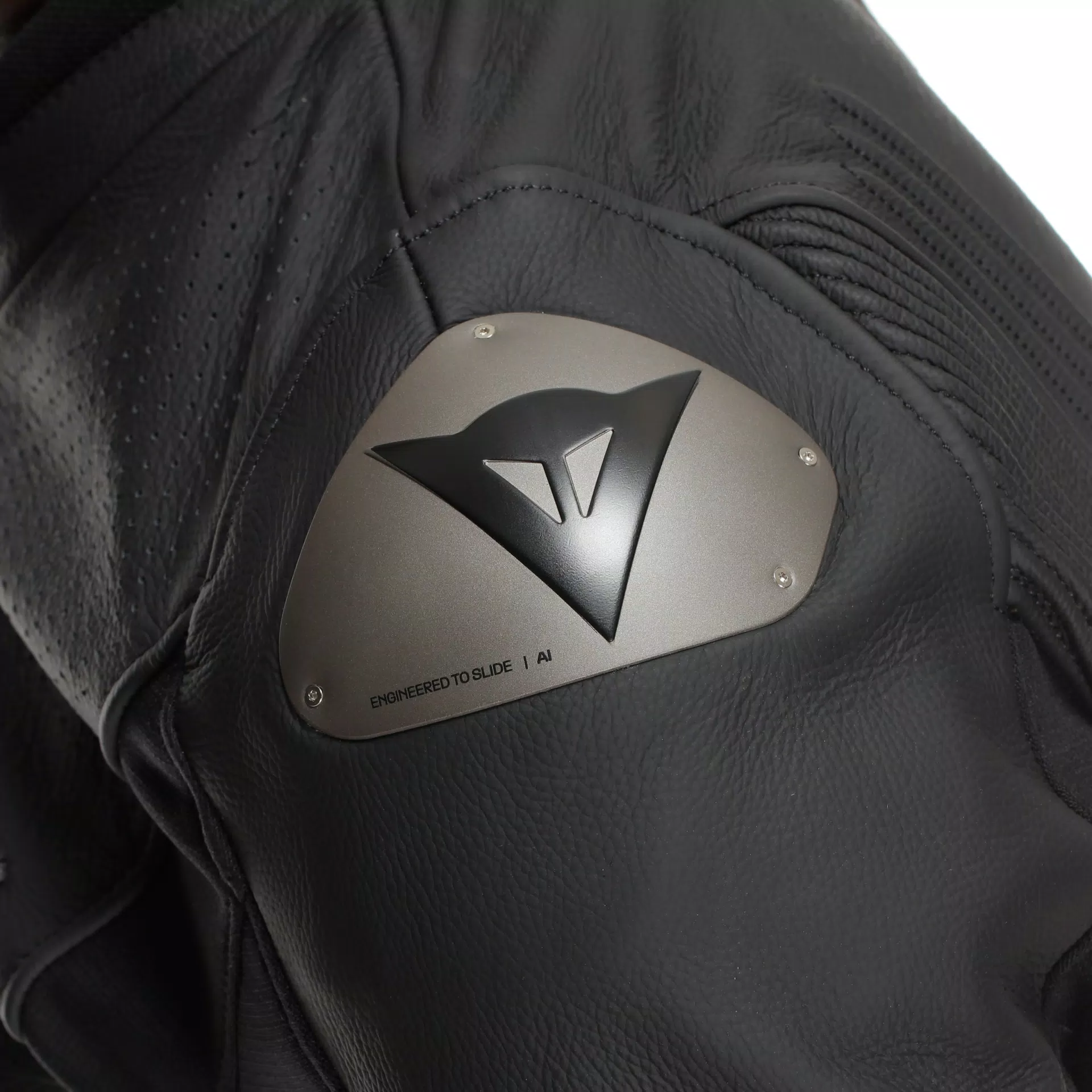RACING 5 - GIACCA MOTO IN PELLE PERFORATA UOMO