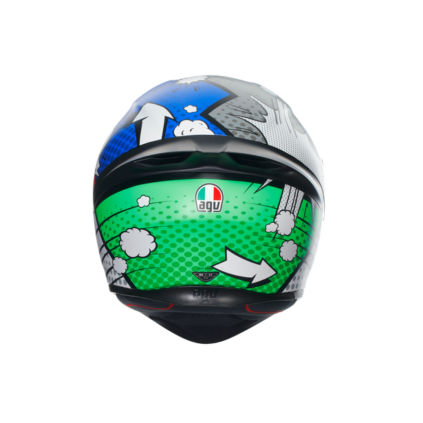 k1-s-bang-matt-italy-blue-motorbike-full-face-helmet-e2206 image number 4