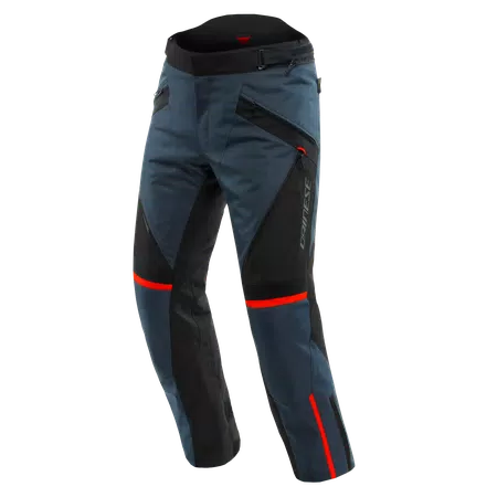 TEMPEST 3 D-DRY® - MEN'S WATERPROOF MOTORCYCLE PANTS - EBONY/BLACK/LAVA-RED - 1