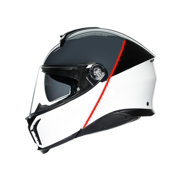 tourmodular-balance-white-grey-red-casco-moto-modular-e2206 image number 4
