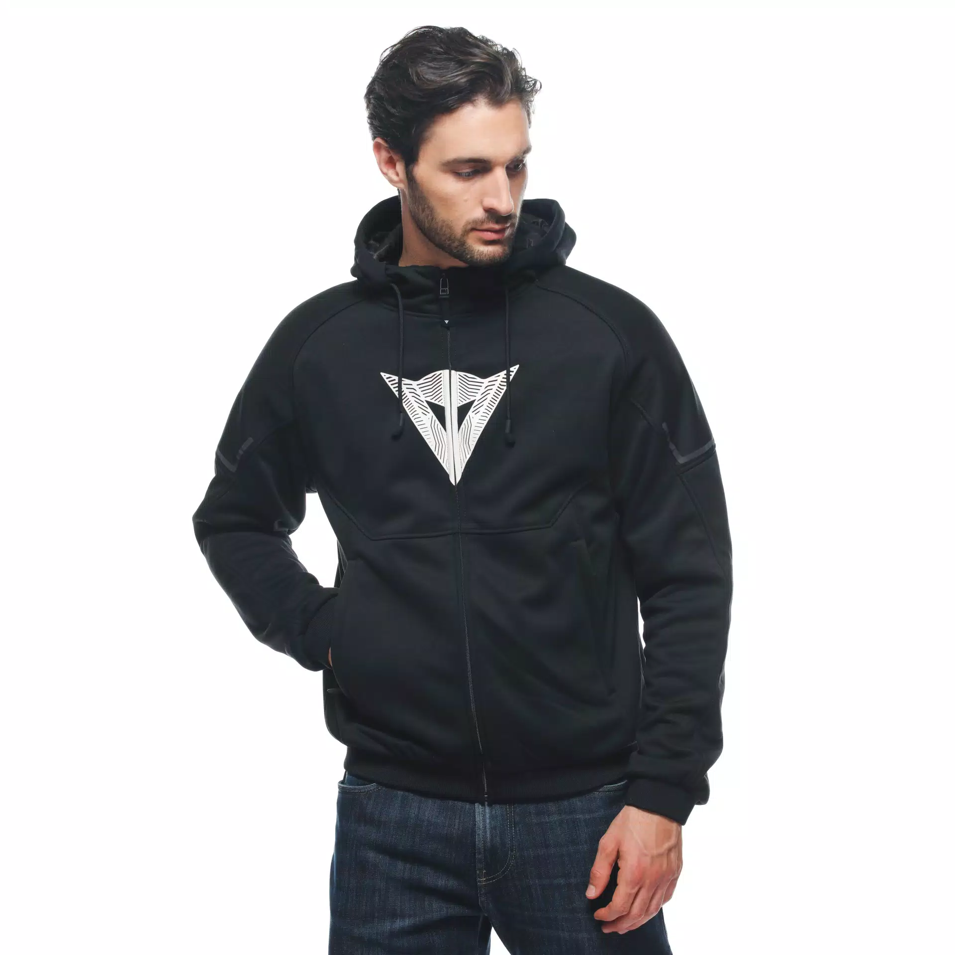 DAEMON-X SAFETY HOODIE - GIACCA MOTO IN TESSUTO UOMO