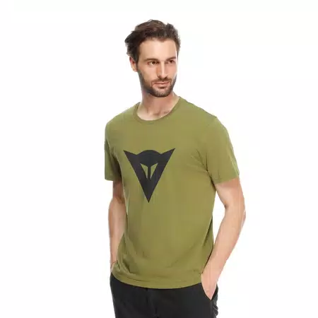 HYPER SPEED DEMON - MEN'S CREWNECK T-SHIRT - OLIVE BRANCH - 3
