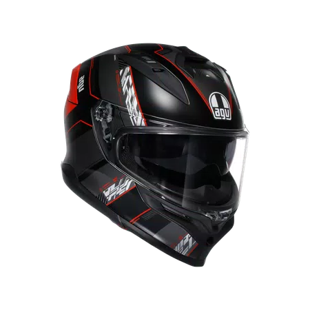 K7 AGV E2206 MPLK - KYBER MATT BLACK/RED -  - 1