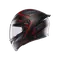 K1 S SLING MATT BLACK/RED - MOTORBIKE FULL FACE HELMET E2206