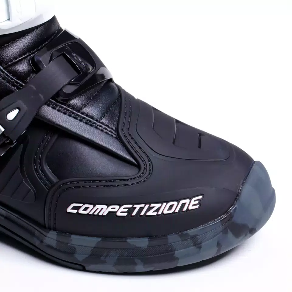 COMP EVO 2 MEN'S MOTORCYCLE OFFROAD BOOTS - BLACK/WHITE/CAMO -  - 5