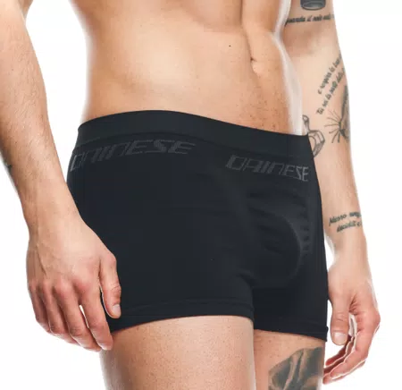 MEN'S MOTORCYCLE QUICK DRY BOXER BRIEF - BLACK - 2