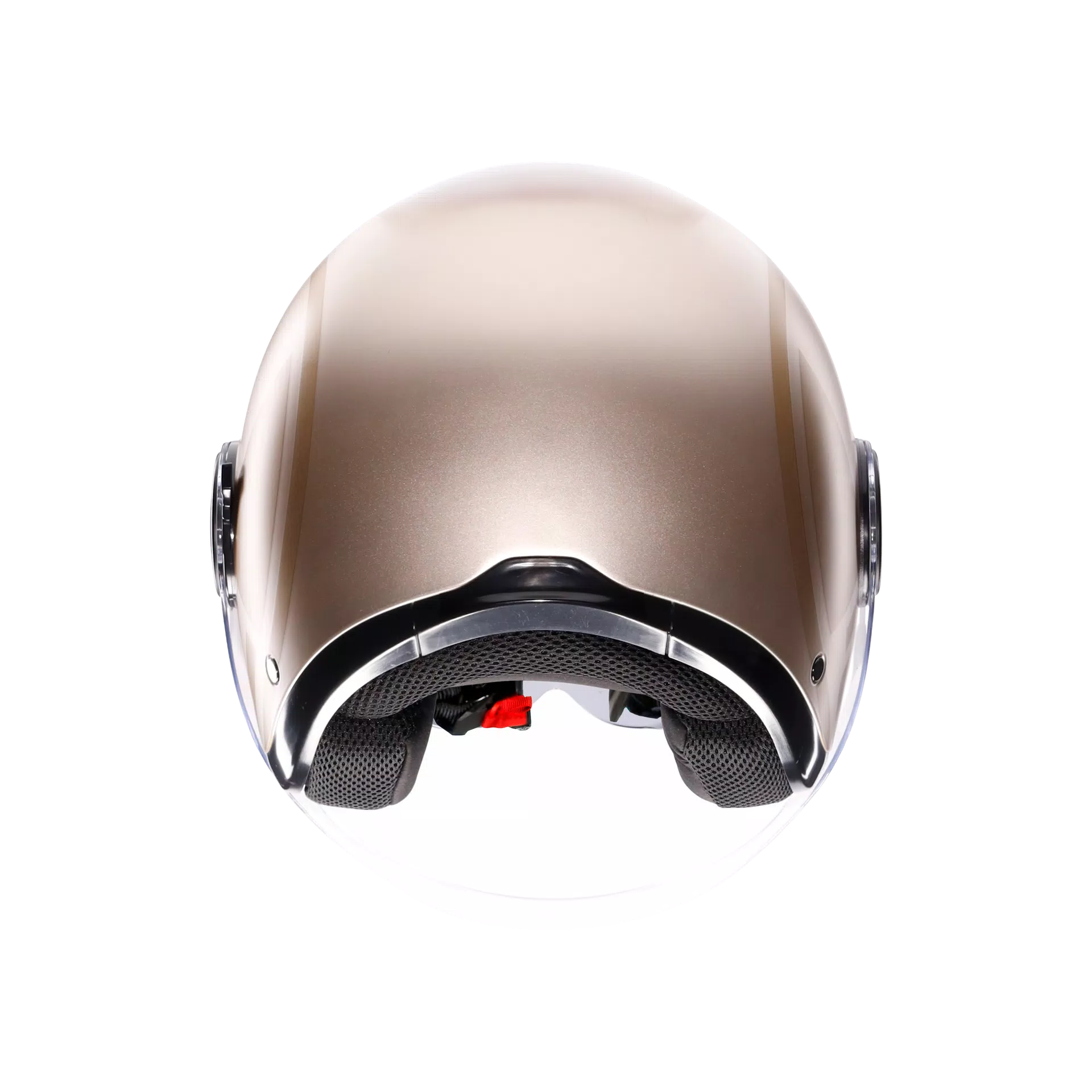 ETERES SIROLO MATT WHITE/GOLD - CASQUE MOTO JET E2206