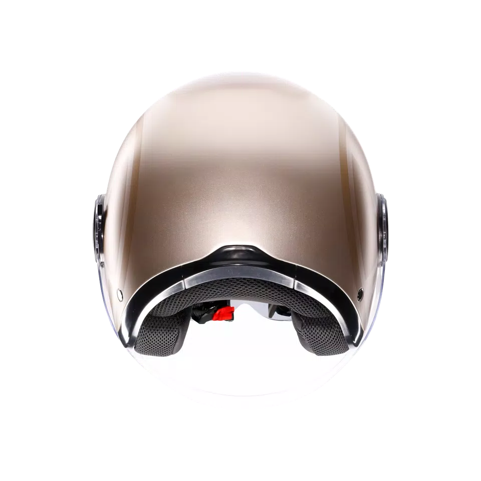 ETERES SIROLO MATT WHITE/GOLD - CASQUE MOTO JET E2206 -  - 5