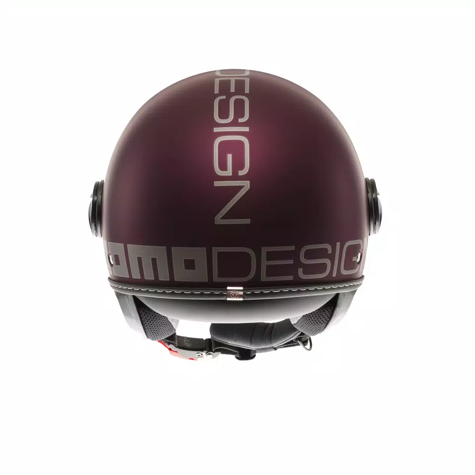 MOMODESIGN FGTR EVO MATT AMARENA / SILVER - JET HELMET WITH DUAL VISOR E2206 -  - 5