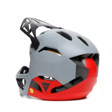 LINEA 01 MIPS - FULL FACE BIKE HELMET - NARDO-GRAY/RED - 4