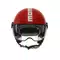 MOMODESIGN FGTR CLASSIC CANDY MATT RED / WHITE - JET HELMET WITH VISOR E2206