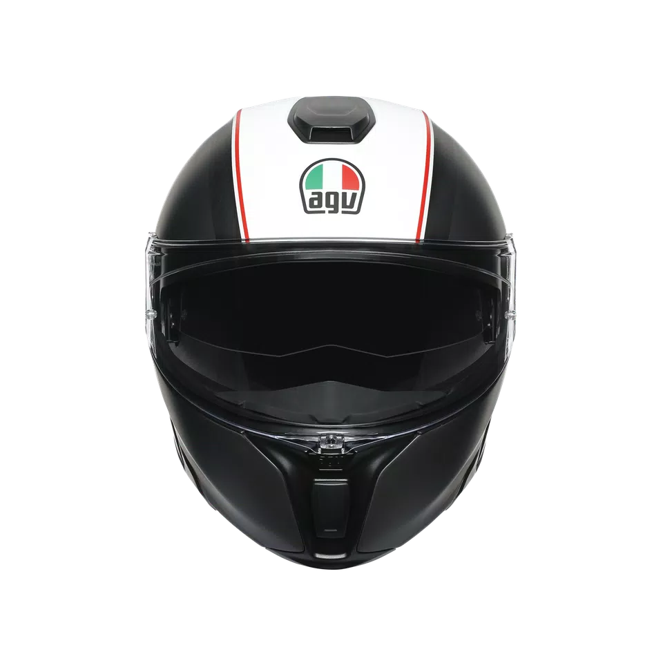 SPORTMODULAR MULTI ECE DOT - COVER MATT GUNMETAL/WHITE -  - 4