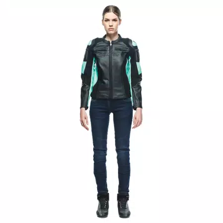 RACING 4 LADY LEATHER JACKET