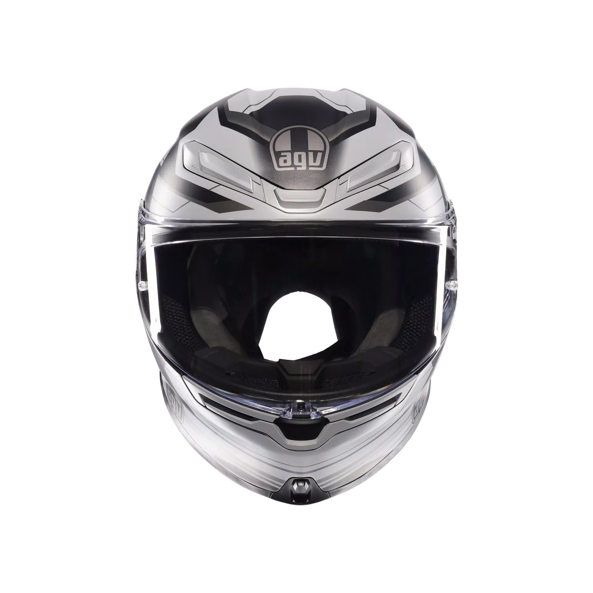 K6 S ULTRASONIC MATT BLACK/GREY - CASCO MOTO INTEGRALE E2206