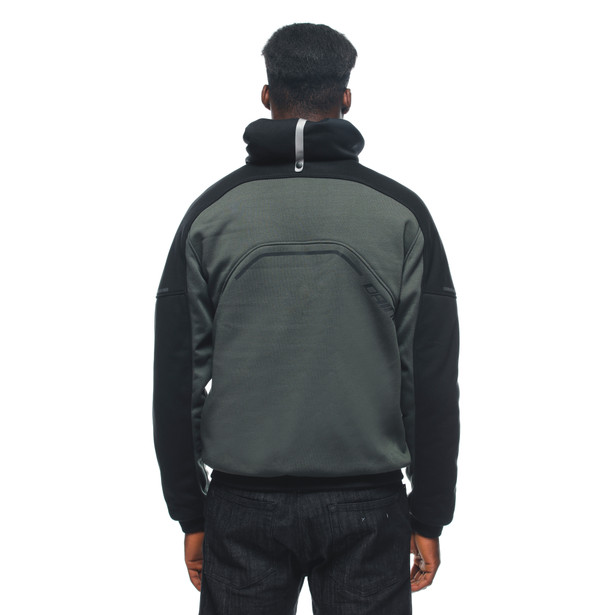 daemon-x-safety-hoodie-giacca-moto-in-tessuto-uomo-green-black image number 14