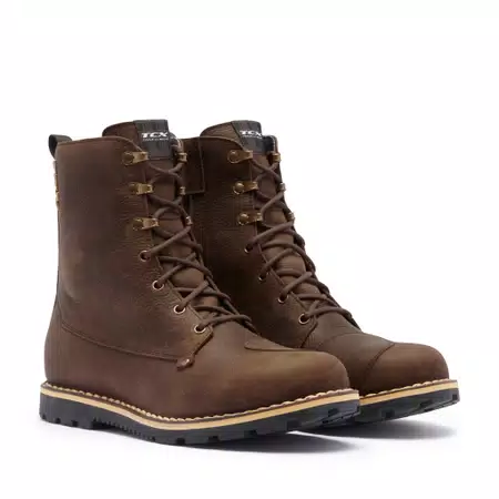 HERO 2 WP WATERPROOF LEATHER MOTORCYCLE BOOTS MEN - BROWN -  - 1