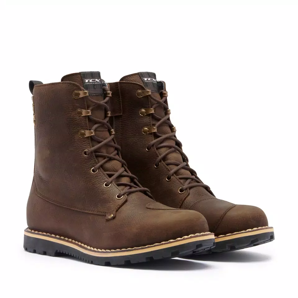 HERO 2 WP WATERPROOF LEATHER MOTORCYCLE BOOTS MEN - BROWN -  - 1