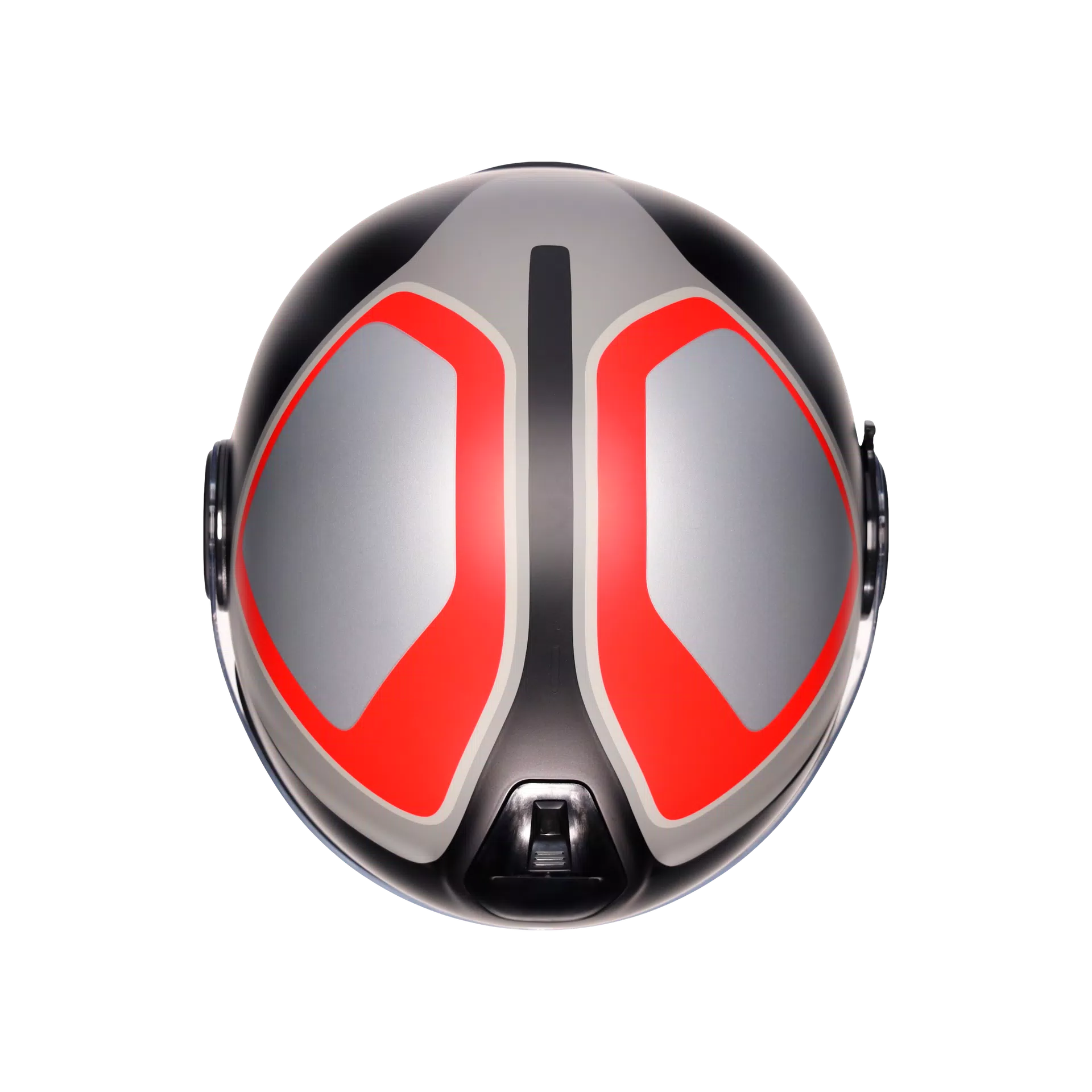 ETERES SCAGLIERI MATT GREY/RED - CASQUE MOTO JET E2206