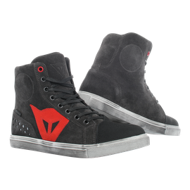 STREET BIKER LADY D-WP® CARBON-DARK/RED- Schuhe