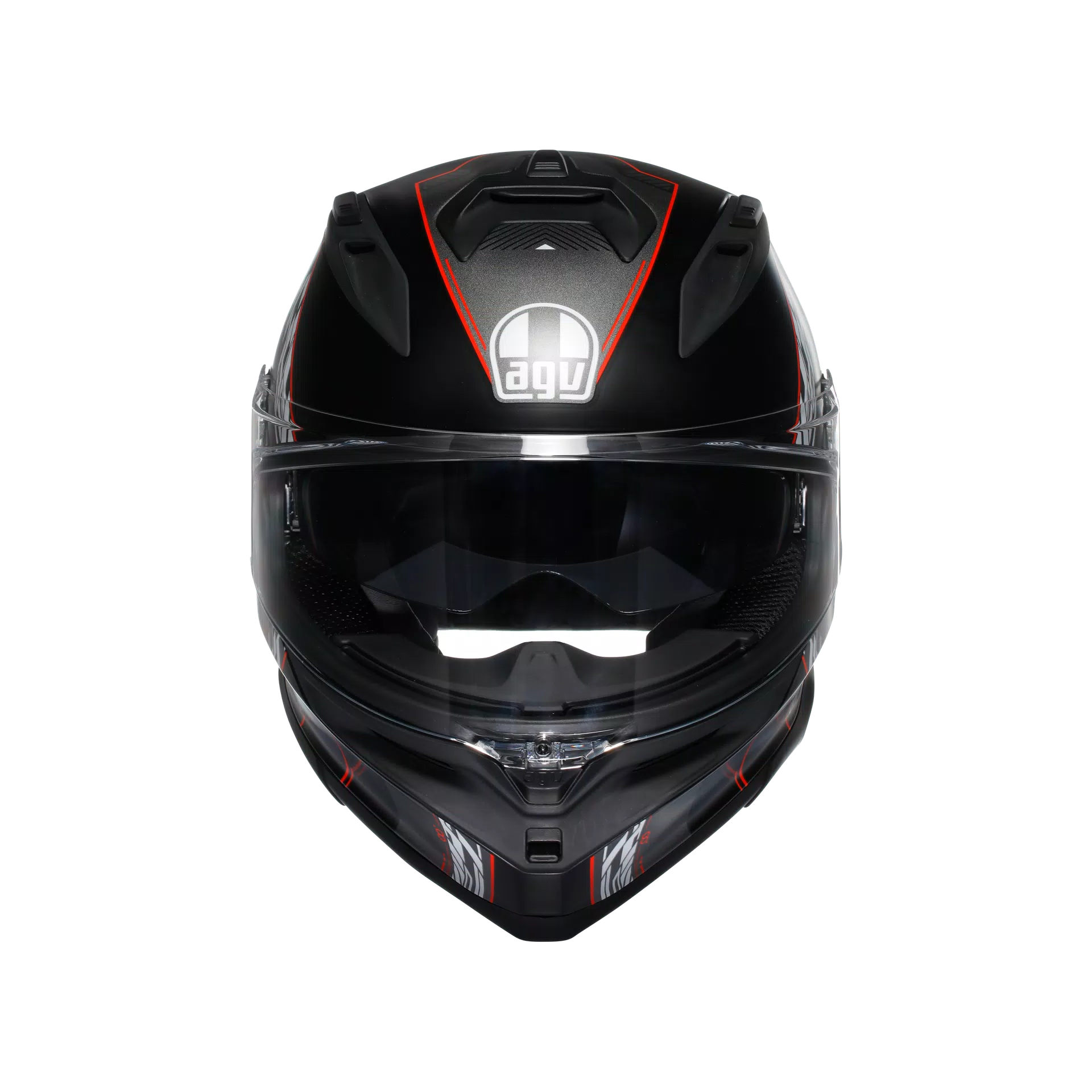 K7 AGV E2206 MPLK - KYBER MATT BLACK/RED