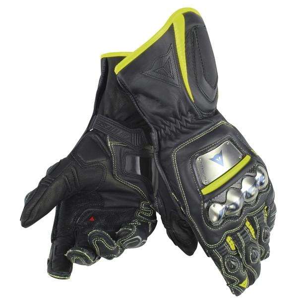 full-metal-d1-gloves-black-yellow-fluo image number 0