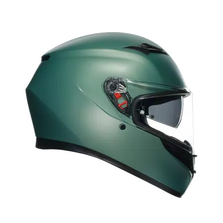 K3 MONO MATT SALVIA GREEN - MOTORBIKE FULL FACE HELMET E2206 -  - 3