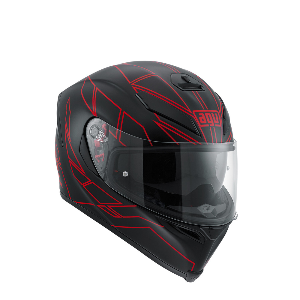 Casco agv rojo sale