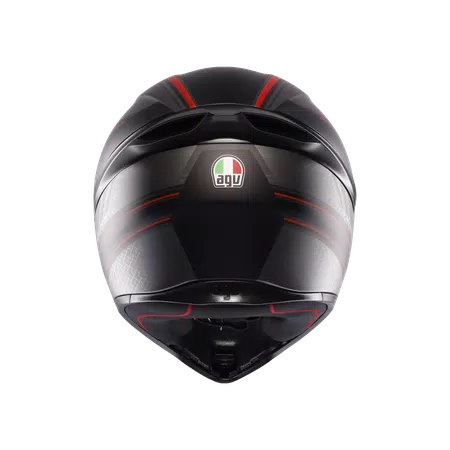 K1 S SLING MATT BLACK/RED - CASCO MOTO INTEGRAL E2206 -  - 5