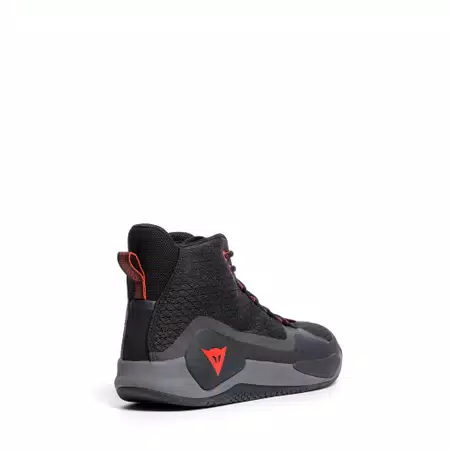 ATIPICA AIR 2 - MEN'S SUMMER MOTORCYCLE SHOES IN FABRIC - BLACK/RED-FLUO - 2