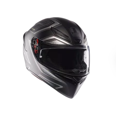 K1 S SLING MATT BLACK/GREY - MOTORBIKE FULL FACE HELMET E2206 -  - 1
