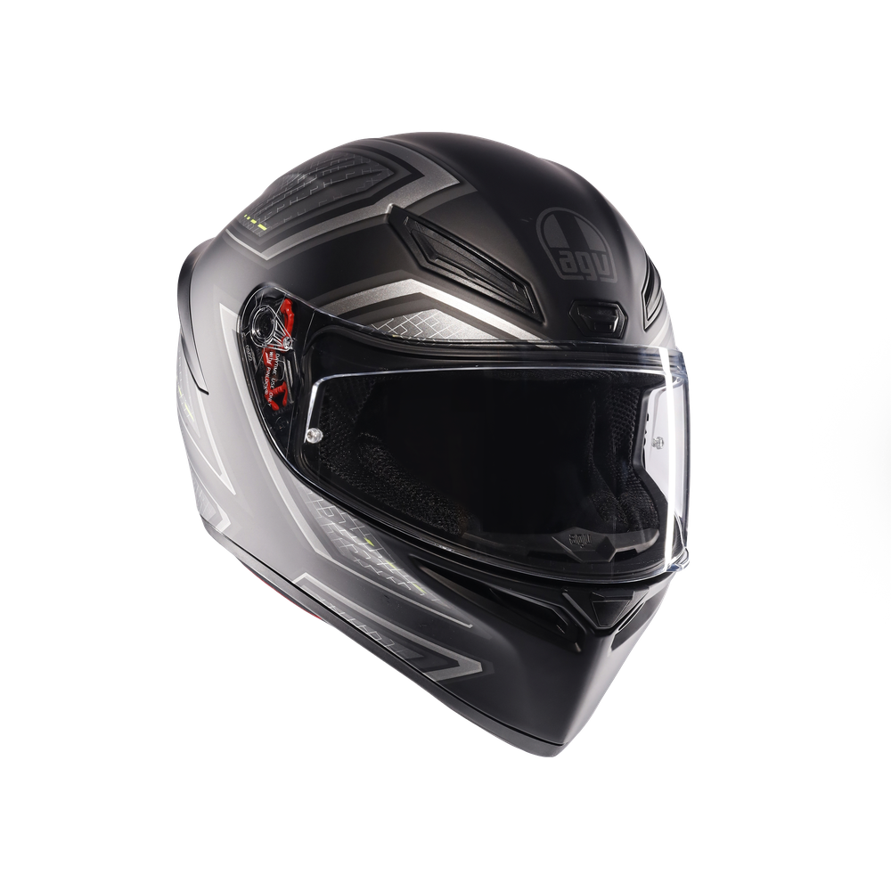 k1-s-sling-matt-black-grey-motorbike-full-face-helmet-e2206 image number 0