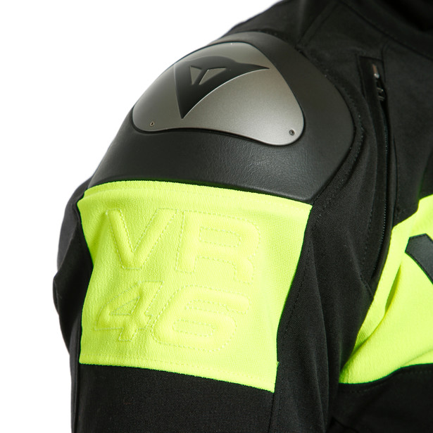 vr46-podium-d-dry-jacket-black-fluo-yellow image number 6