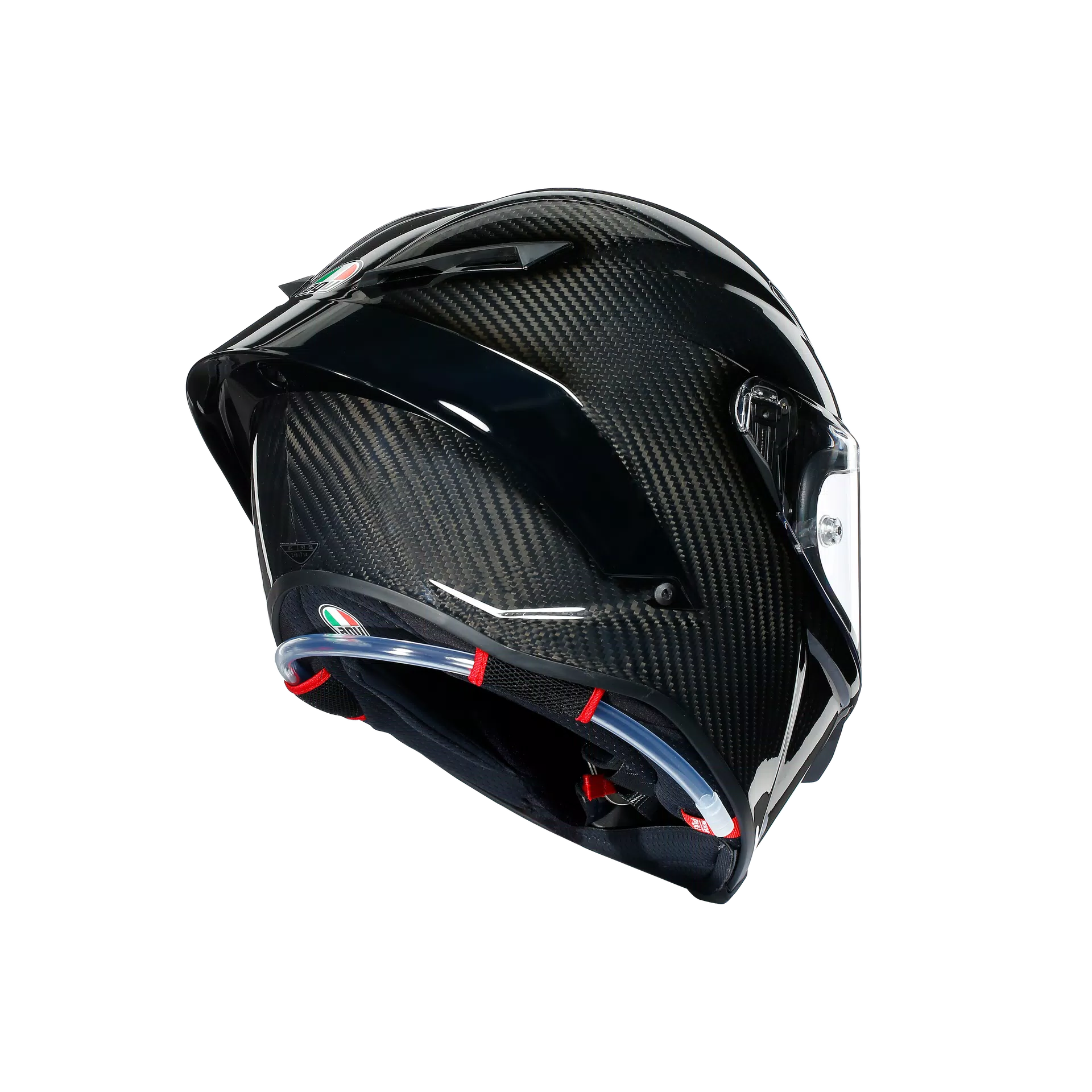 PISTA GP RR MONO GLOSSY CARBON - MOTORBIKE FULL FACE HELMET E2206 DOT