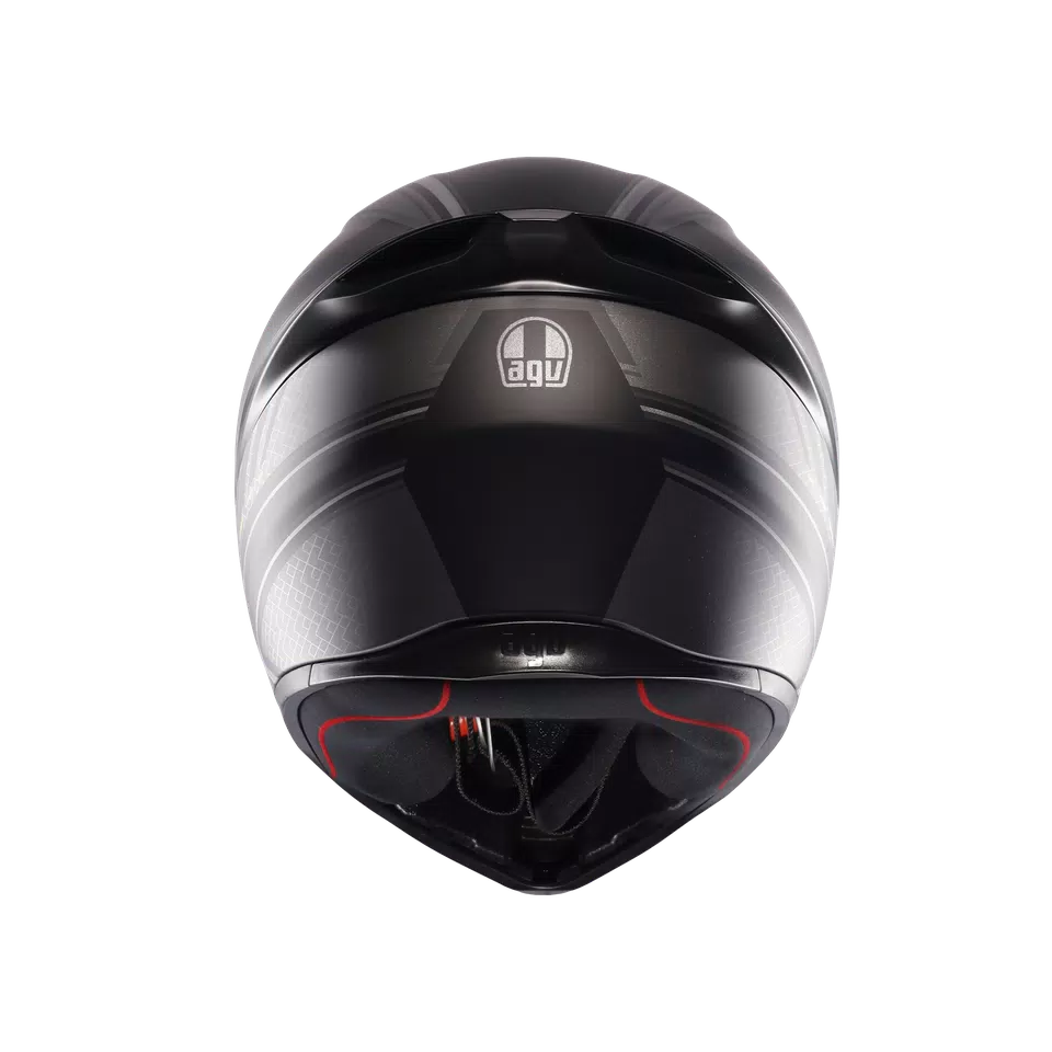K1 S SLING MATT BLACK/GREY - CASCO MOTO INTEGRALE E2206 -  - 5