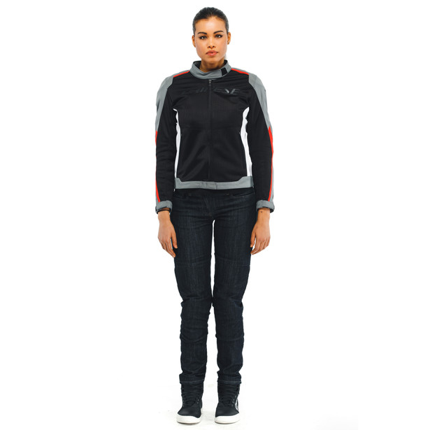 hydraflux-2-air-lady-d-dry-jacket-black-charcoal-gray-lava-red image number 2