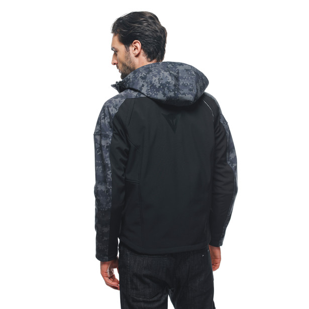 ignite-tex-giacca-moto-estiva-in-tessuto-uomo-black-camo-gray image number 5