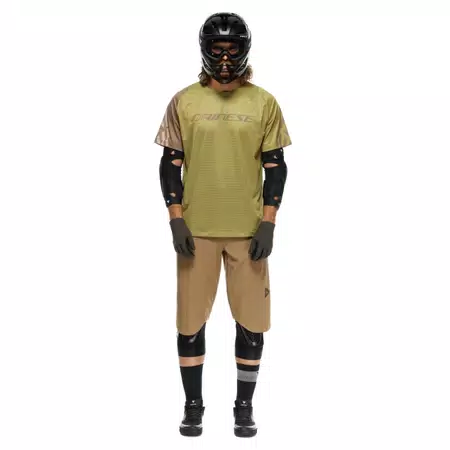 HG AER JERSEY SS - MEN'S SHORT SLEEVE BIKE T-SHIRT - AVOCADO OIL/BROWN/TAUPE - 3