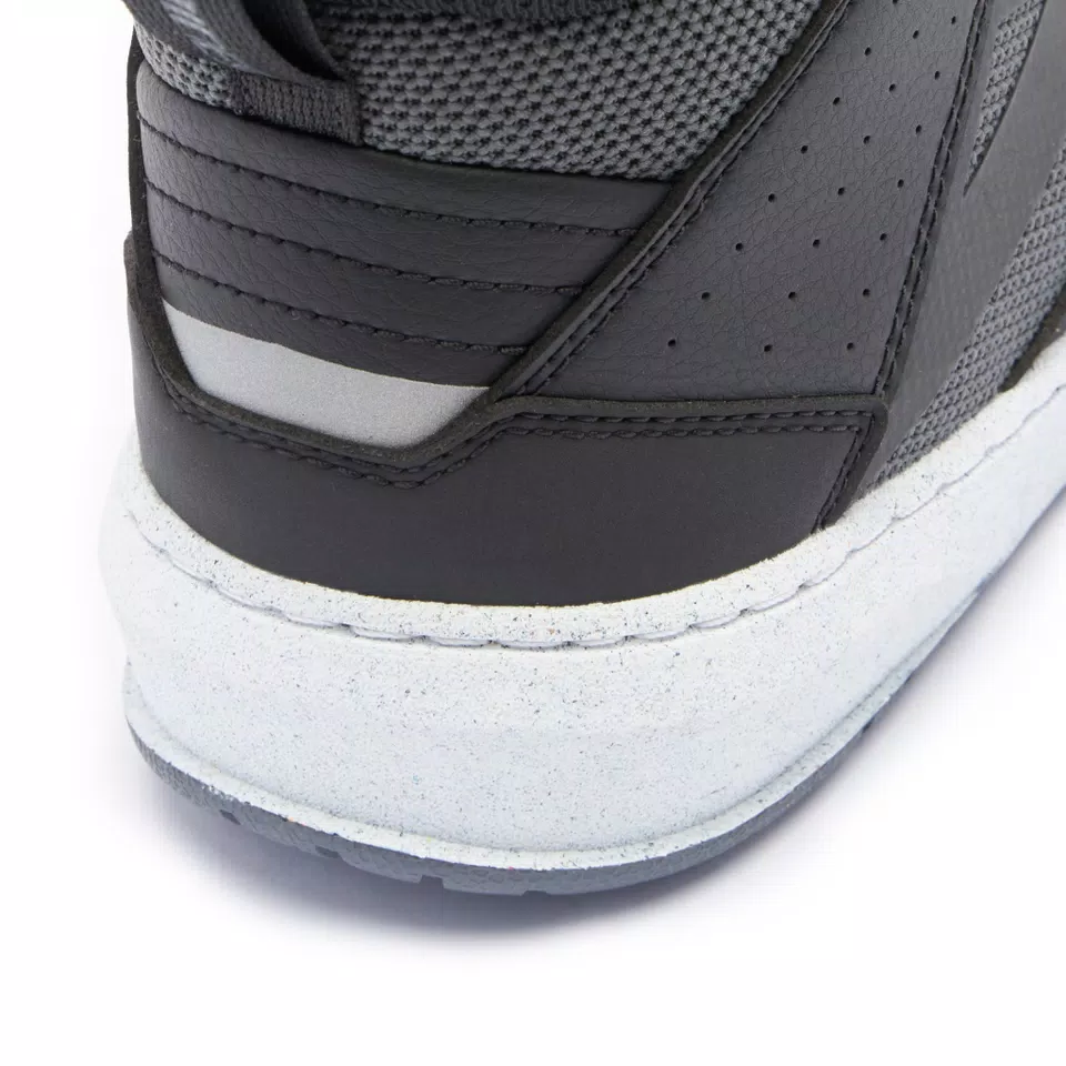 SUBURB AIR - MEN'S SUMMER MOTORCYCLE SHOES IN FABRIC - BLACK/WHITE/IRON-GATE - 9