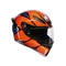 K1 S SPEEDARMOR BLACK/ORANGE/BLUE - MOTORBIKE FULL FACE HELMET DOT (E2206)
