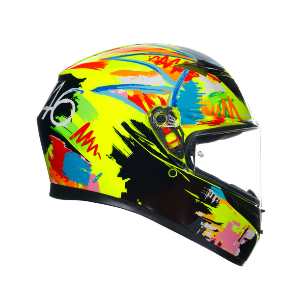 Casco AGV K3 ECE 22-06 Rossi Winter Test 2018