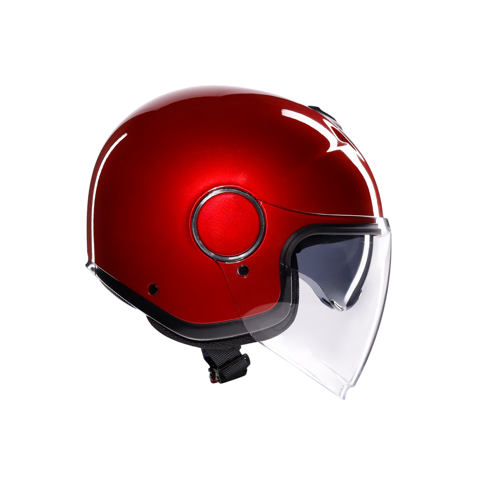 eteres-mono-corsa-red-motorbike-open-face-helmet-e2206 image number 2